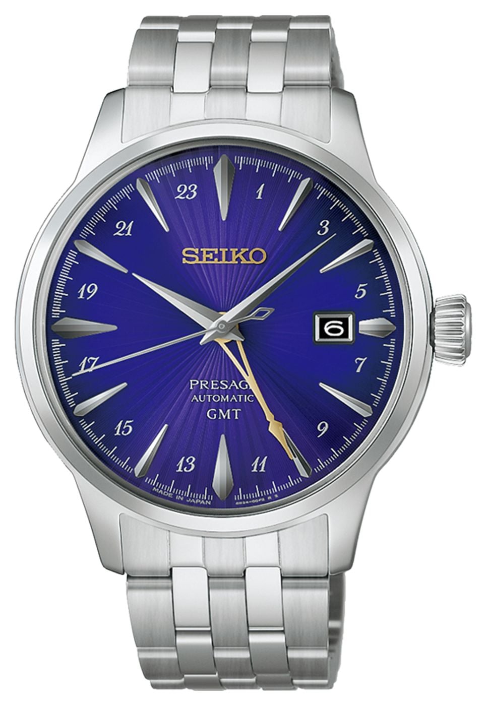 Seiko HCB006J1 145th Anniversary Presage Cocktail Time GMT Watch