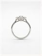 0.50ct Round Brilliant Natural Diamond 18ct White Gold Cluster Ring SL8493 - alternate view 3