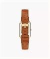 Fossil Raquel 23 mm Three-Hand Date Medium Brown Leather Fossil Watch ES5504 - alternate view 2