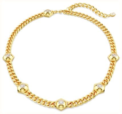 Swarovski Numina Necklace White Crystals Gold-Tone Plated 5689424