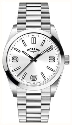 Rotary Men's Sport (40mm) Silver Dial / Stainless Steel Bracelet GB05770/62