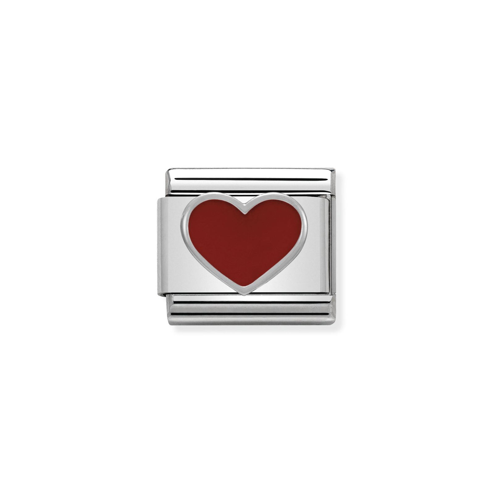 Nomination 330202/17 Classic Heart Sterling Silver & Steel Jewellery