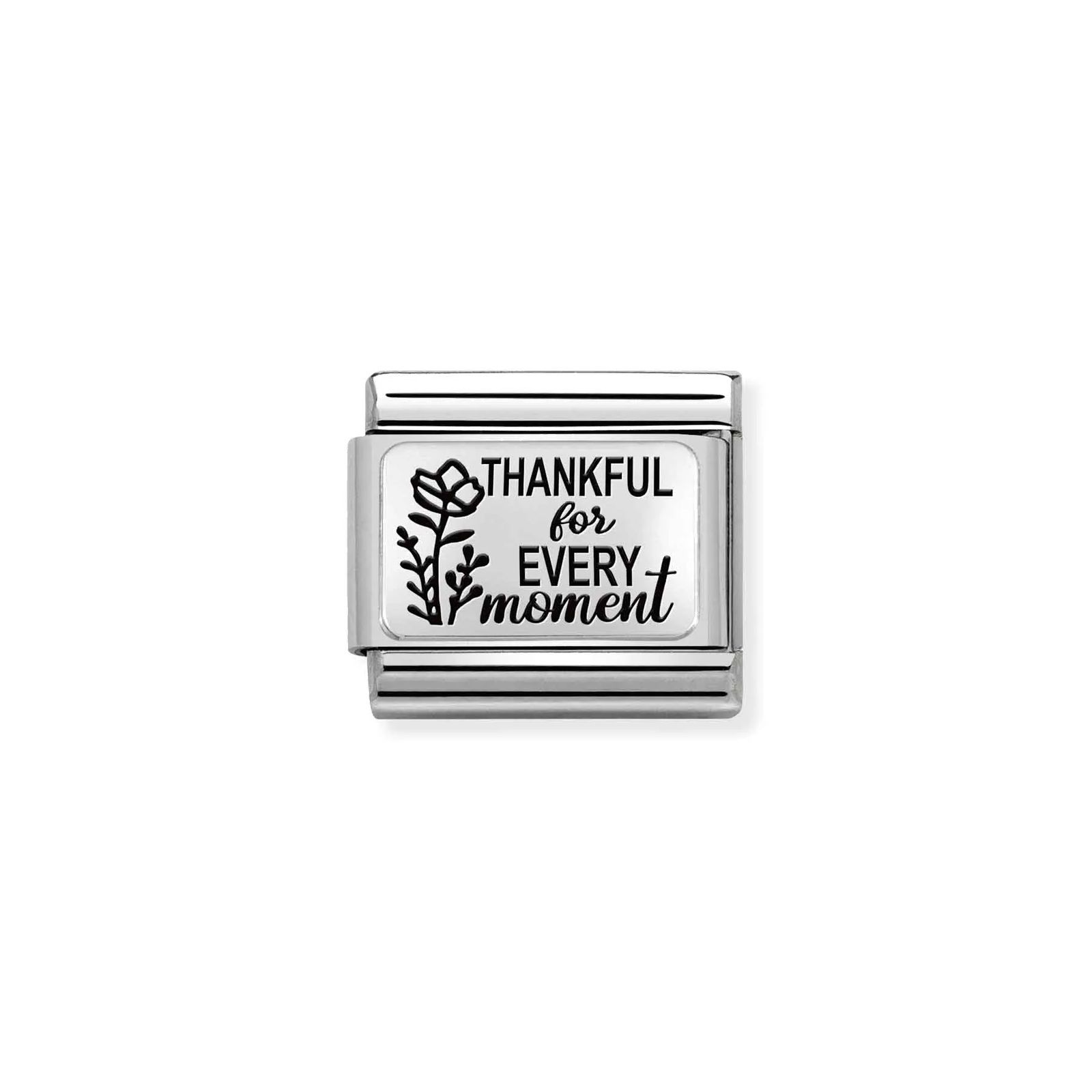 Nomination 330111/32 Classic PLATES Steel And Silver Jewellery
