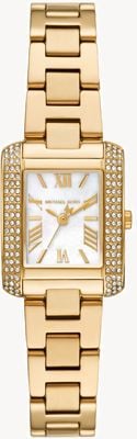 Michael Kors Women's Emery (22mm) White Mother-of-Pearl Dial / Gold-Tone Stainless Steel Bracelet MK4867