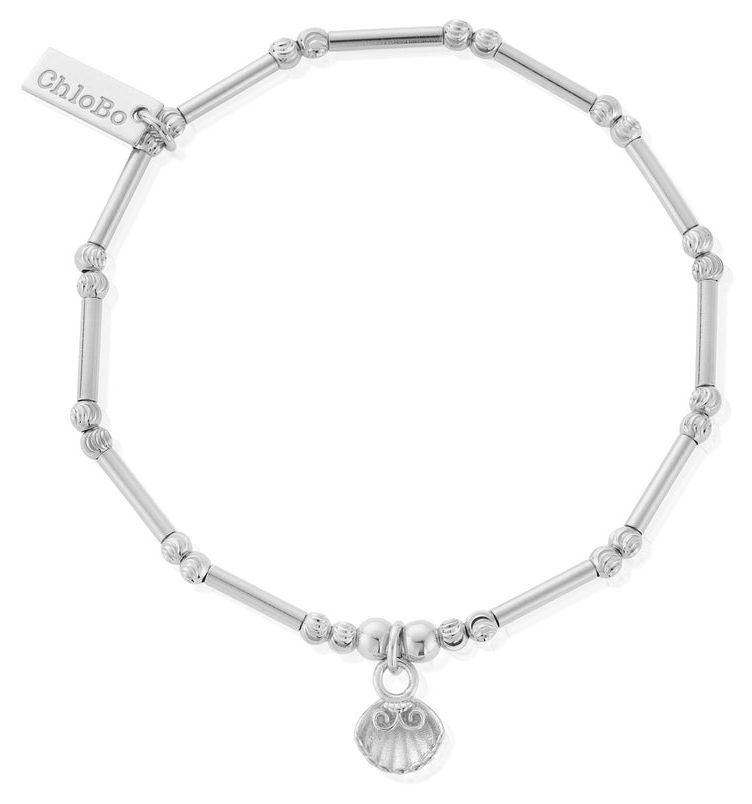 ChloBo SBMCTN3402 Dainty Moon Cut Sparkle Travel Seeker Jewellery