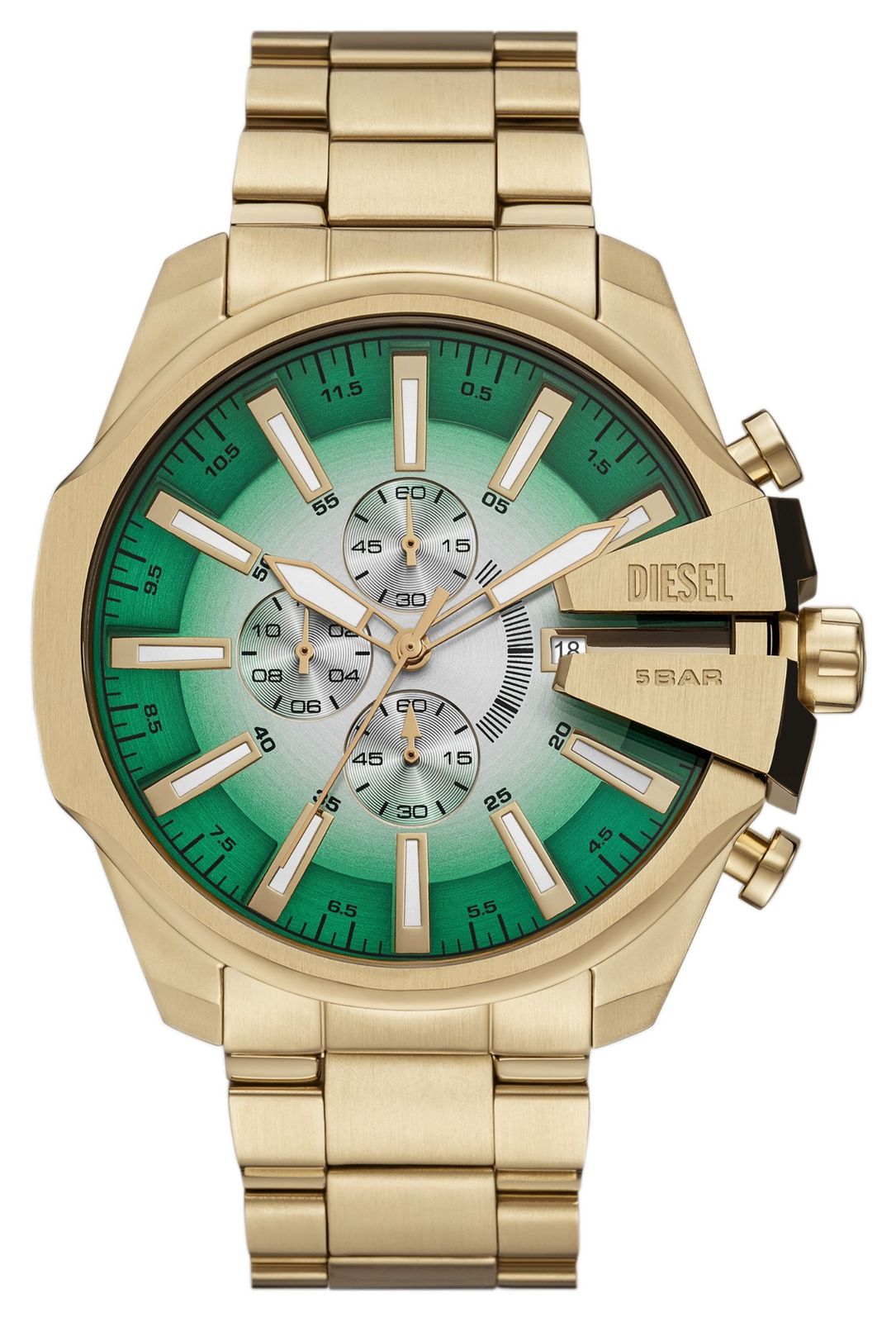 Diesel DZ4684 Mega Chief Slim Chronograph (49mm) Green Watch