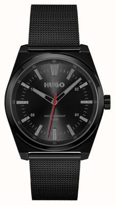 HUGO #ARK (40mm) Black Dial / Black PVD Stainless Steel Mesh Bracelet 1530440