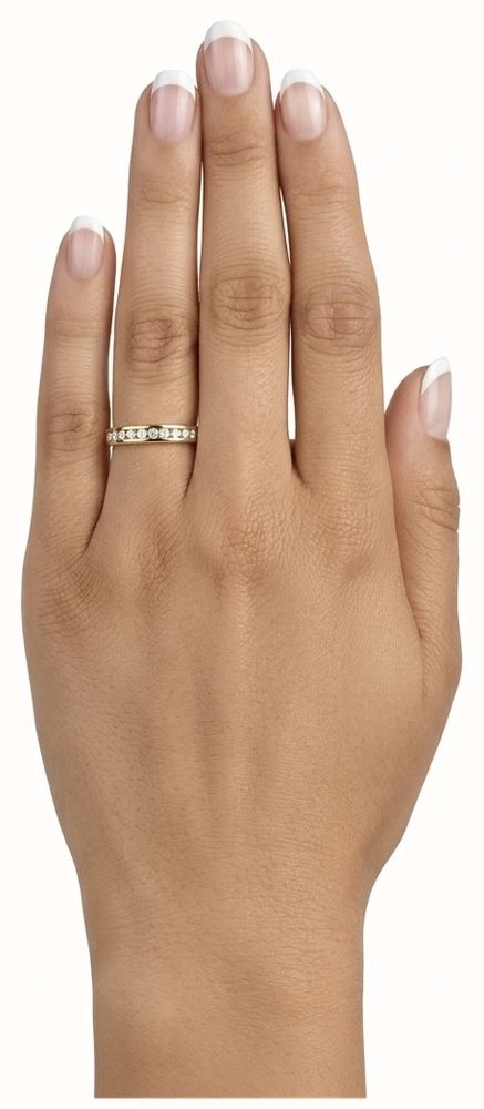 0.25ct Round Brilliant Natural Diamonds 9ct Yellow Gold Ring J86056 - alternate view 4