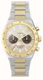 Timex Q Timex Continental Chronograph 36MM Two-Tone Stainless Steel Bracelet Watch TW2Y92300