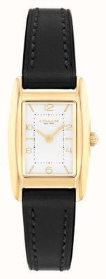 Coach Reese Two-Hand Quartz (20mm) White Dial / Black Leather Strap 14504647