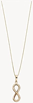 Elements Gold 9ct Yellow Gold Infinity Pendant only GP2109