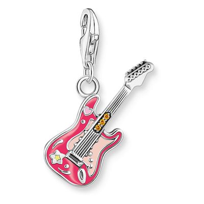 Thomas Sabo 2220-691-7 Silver Charm Pendant Electric Guitar Jewellery