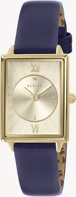 Radley Albion Avenue (24mm) Gold Wave Dial / Blue Leather Strap RY21854