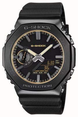 Casio G-Shock G-Steel 2100-Series Luxe Black (44.4mm) Black Dial / Black Bio-Based Resin Band Watch GM-2100LXB-1A9ER