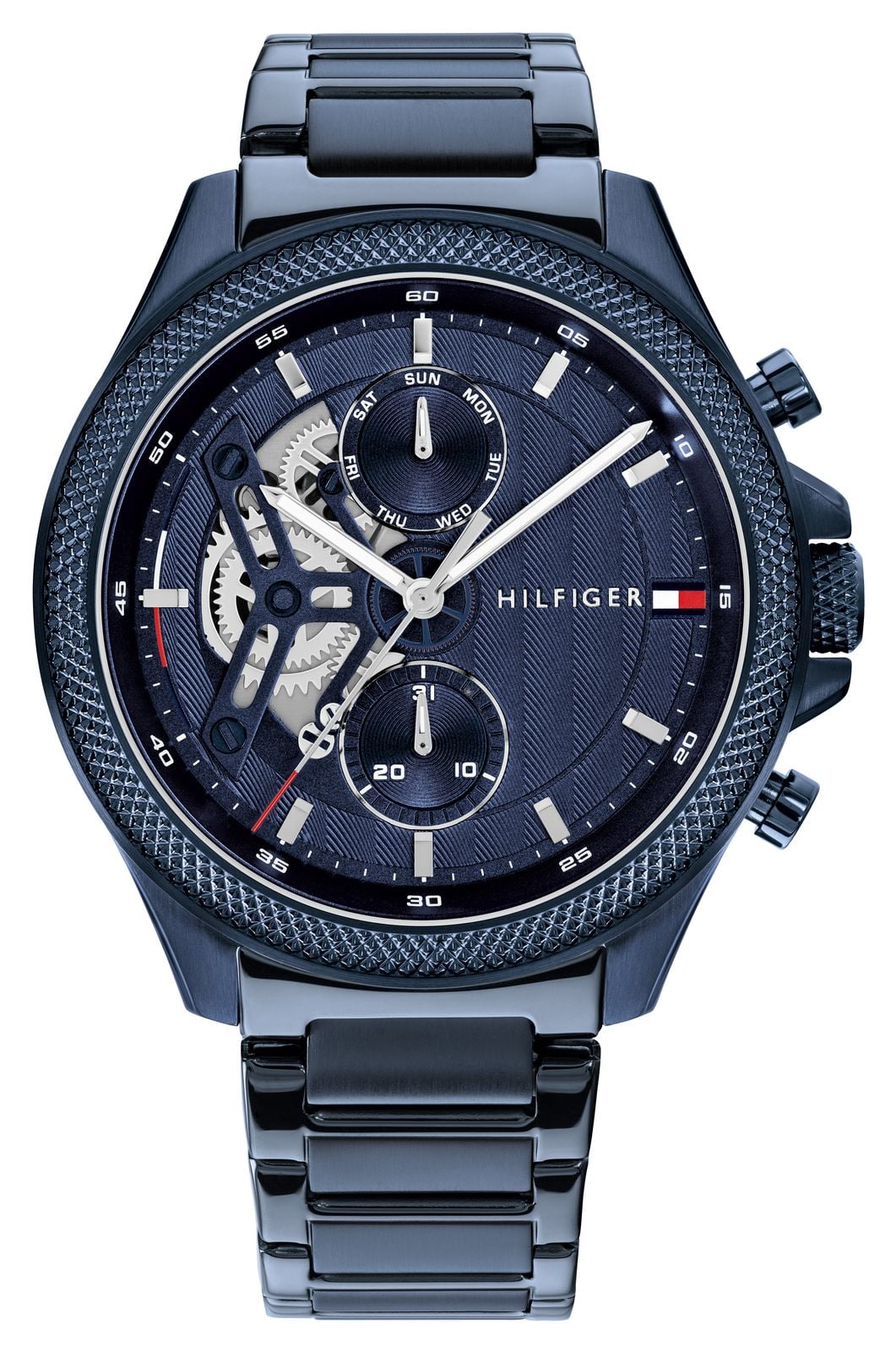 Tommy Hilfiger 1792288 Clark Blue Dial Blue Bracelet Watch
