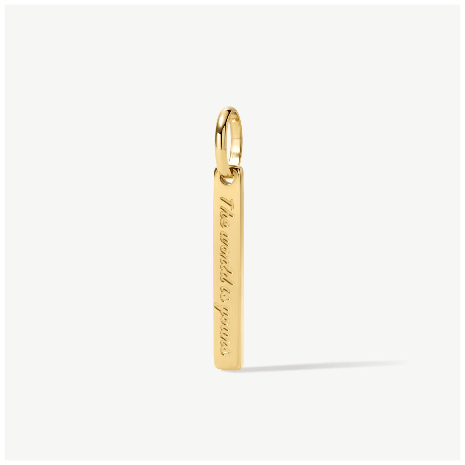 D.LOUISE CH09 Gold Tone The World Is Yours Pendant Jewellery