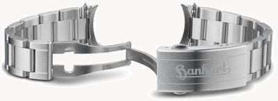 Hanhart PIONEER Preventor HD12™ Steel Bracelet, 20 Mm PIONEER PREVENTOR HD12™ STEEL BRACELET, 20 MM