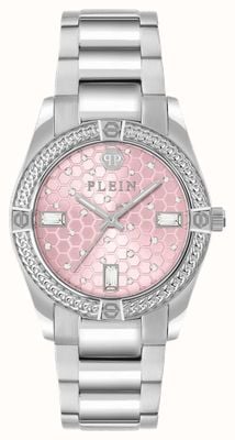 Philipp Plein PLEIN ICON CHAIN (36mm) Pink Dial / Stainless Steel Bracelet PW1FA0125