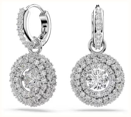Swarovski Sublima drop hoop round cut earrings 5738193