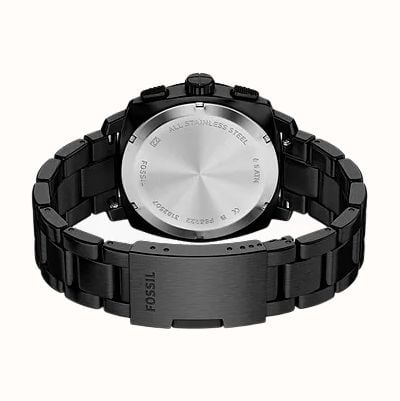 Fossil Machine 44mm Chronograph Black Stainless Steel Watch FS6222 - alternate view 5