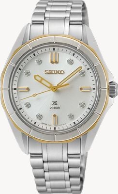 Seiko Prospex Ladies Marine Sports Diamond-set In Dune & Dawn SUR618J1