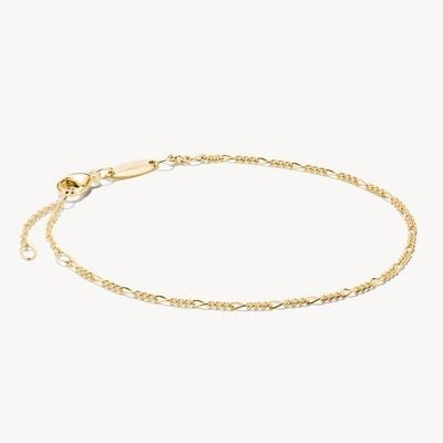 Thomas Sabo Charm Bracelet Figaro Design Gold-plated A2207-413-39-L19V