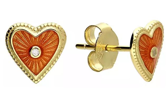 CME Leicester Limited H4944/Y Silver Gold Plated Enamel Jewellery