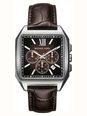 Michael Kors Hayes Brown Dial With Chronograph and Brown Leather Strap MK9300