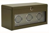 WOLF Earth Triple Watch Winder In Olive 190541 - alternate view 2