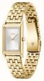 Lacoste Catherine Quartz (20.7x28.3mm) Silver Sunray Dial / Gold PVD Stainless Steel Bracelet 2001486 - alternate view 2
