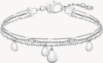 BOSS Jewellery Women's Selena Teardrop Crystal Bracelet Stainless Steel 1580767