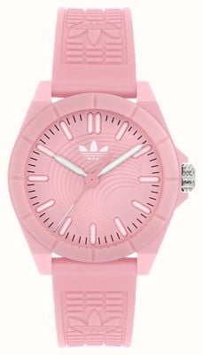 Adidas PROJECT FOUR (41mm) Pink Dial / Pink Rubber Strap AOST26039
