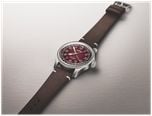 ORIS x Cervo Volante Big Crown Pointer Date Automatic (40mm) Burgundy Dial / Dark Brown Leather Strap Watch 01 754 7785 4038-SET - alternate view 3