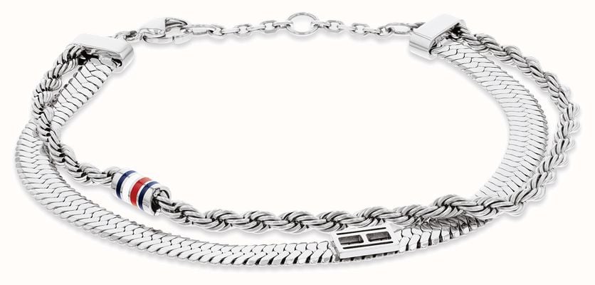Tommy Hilfiger Women's Layered Set Silver Bracelet 2780981