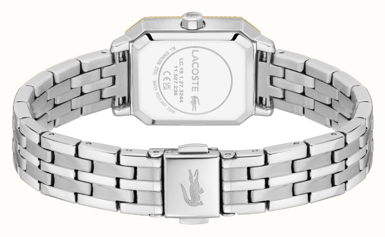 Lacoste Parisienne Quartz (22.8x27mm) Silver Sunray Dial / Stainless Steel Bracelet 2001518 - alternate view 3