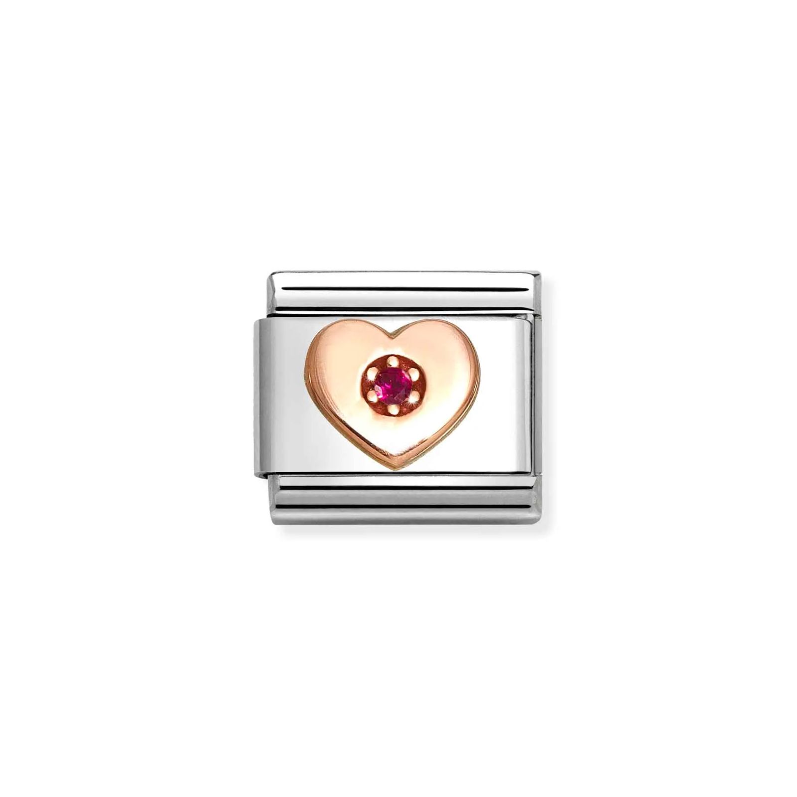 Nomination 430305/41 Symbols In Stainless Steel With 9k Rose Jewellery