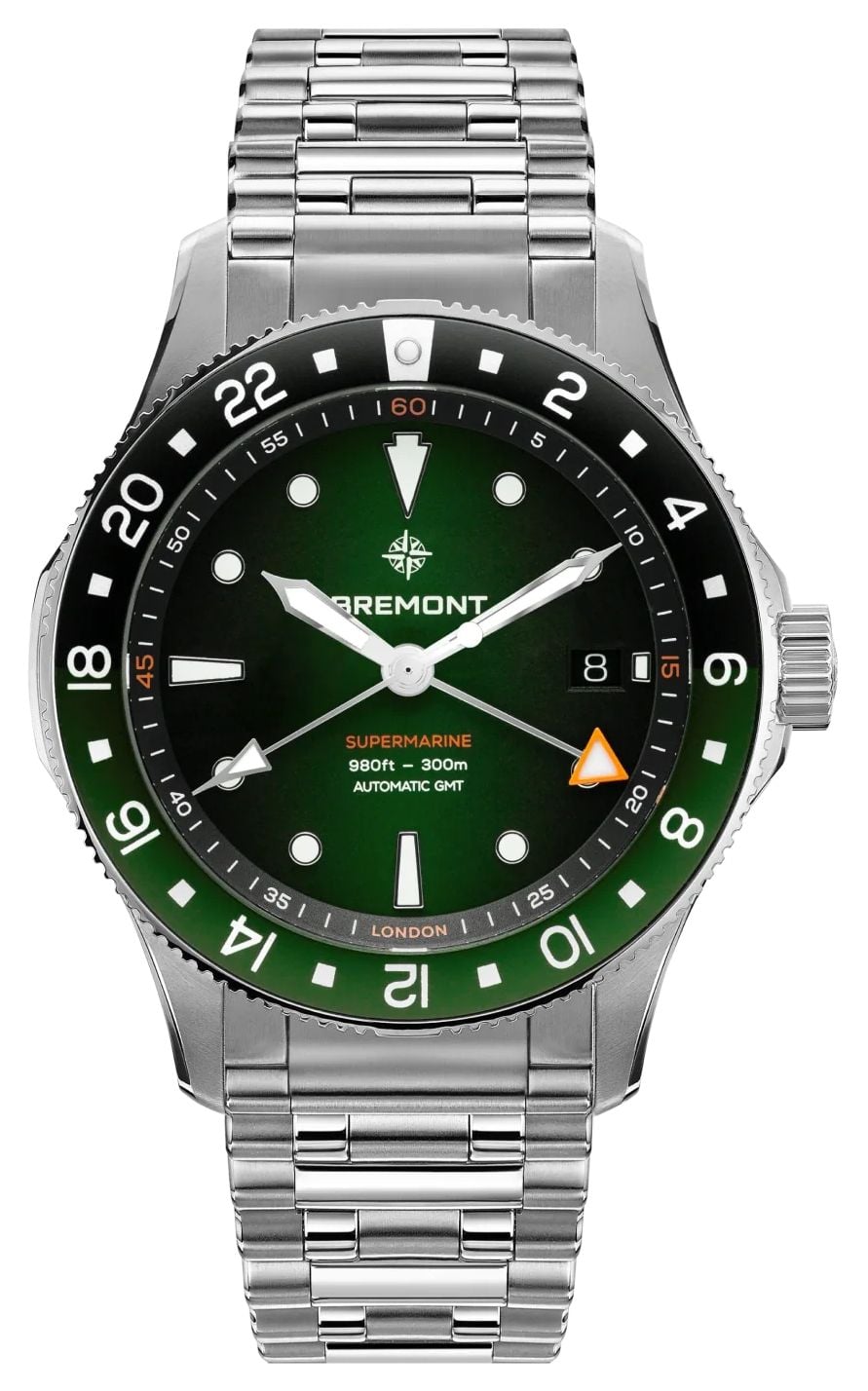 Bremont SM40-GMT-SS-GNBK-B Supermarine 300M GMT Automatic ( Watch