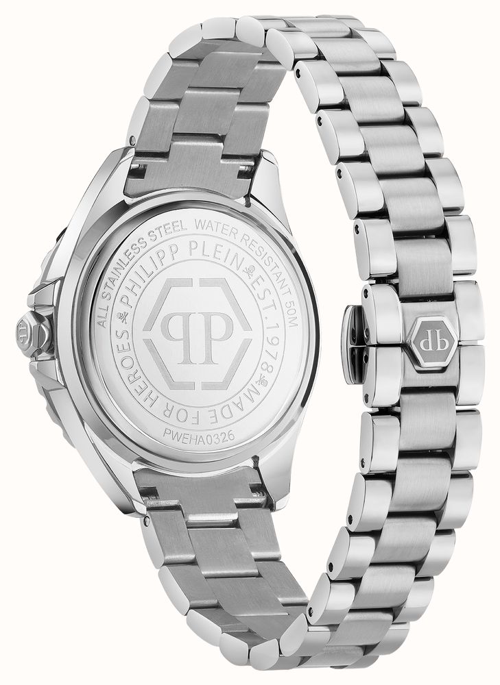 Philipp Plein PLEIN HEAVEN Quartz (34mm) Crystal Pavé Dial / Stainless Steel Bracelet PWEHA0326 - alternate view 2
