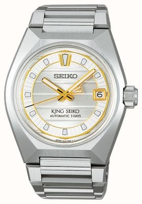 Seiko King Seiko VANAC ‘Tokyo Sunrise’ (41mm) Silver Dial / Stainless Steel Bracelet SLA087J1