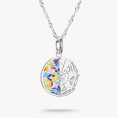 Thomas Sabo Silver Necklace Window Wednesday Enamel KE2348-691-7-L45V
