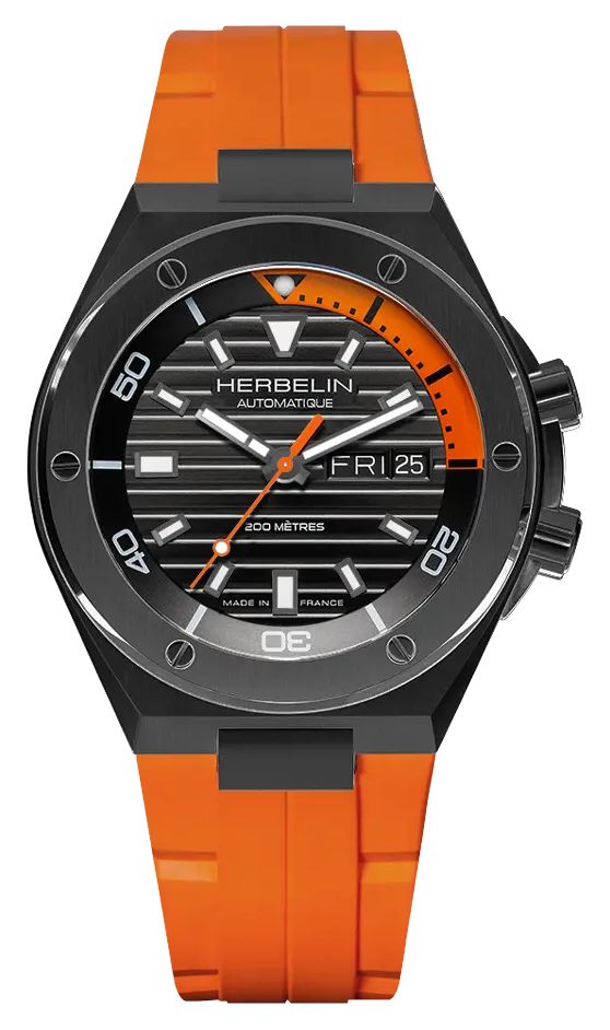 Herbelin 1745N14CMD Cap Camarat Automatic Diver (42mm) Black Watch