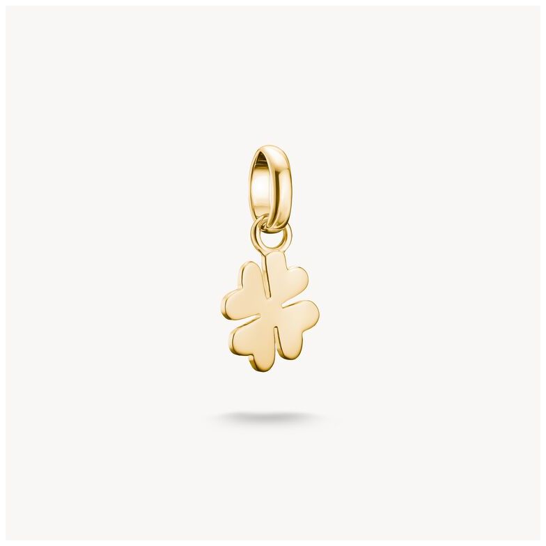 Thomas Sabo CC1202-413-39 Gold-Plated Lucky Clover Charm Jewellery