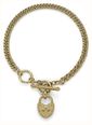 Olivia Burton Lock Heart Gold Plated Toggle Bracelet 24100632