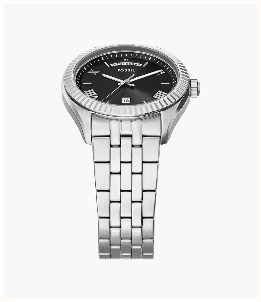 Fossil Campbell 42 mm Three-Hand Day-Date Stainless Steel FS6239 - alternate view 3