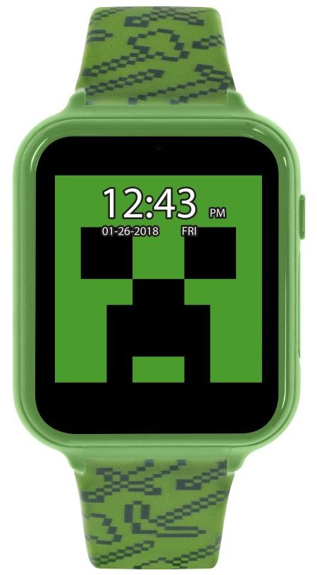 Minecraft MIN4045ARG Green Silicone Strap (English only) Watch