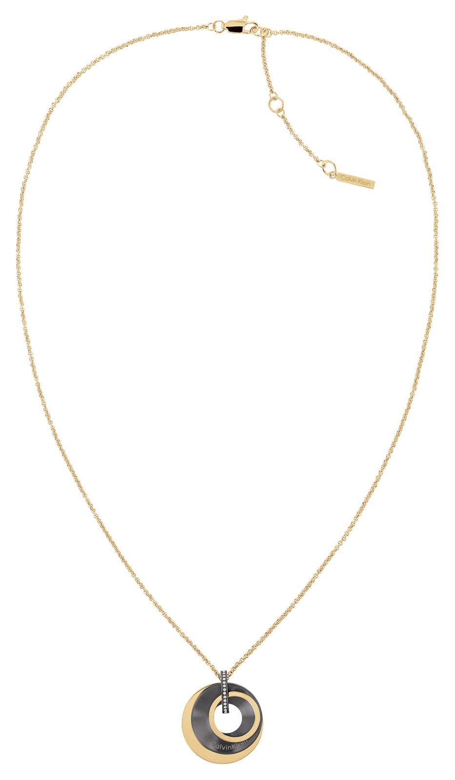 Calvin Klein 35000158 Ladies Gold Tone Stainless Steel Disc Jewellery