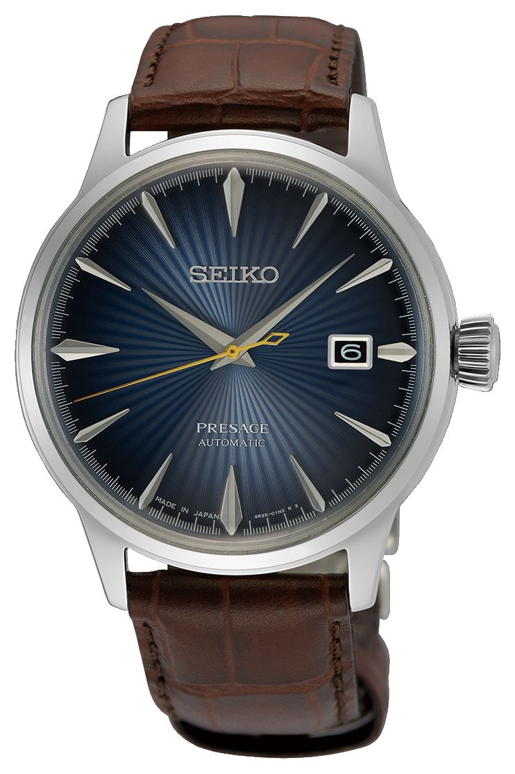 Seiko SRPK15J1 âMidnight Blue Moonâ Presage Cocktail Watch