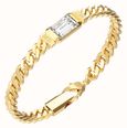 Guess Guess Jewellery Mens Supremo Tag Bracelet UMB06067YGL