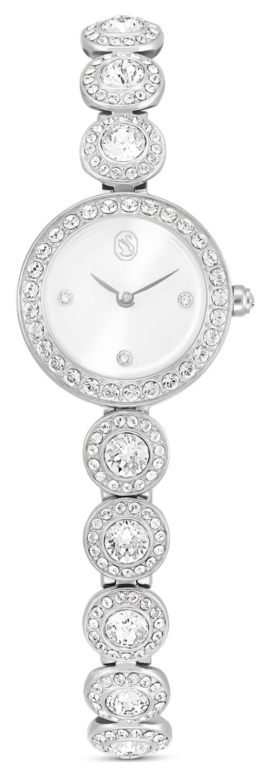 Swarovski 5737038 Ladies Una Angelic Silver Coloured Crystal Watch