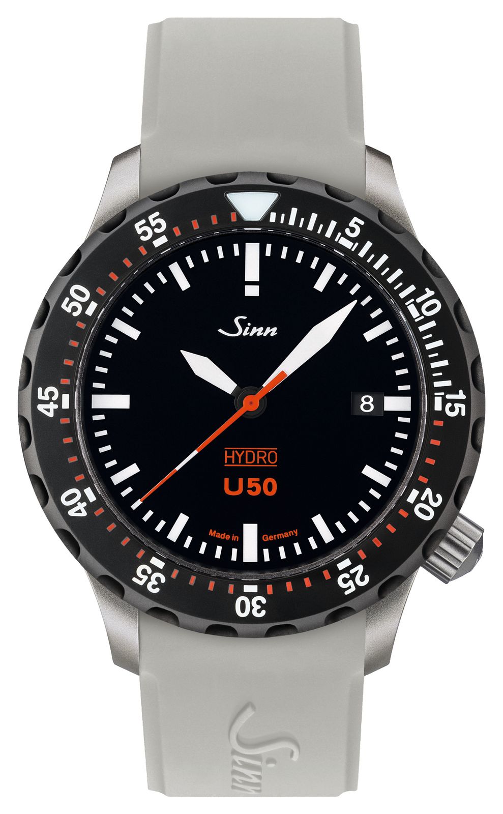 Sinn 1051.050 GREY SILICONE U50 HYDRO SDR TEGIMENT 5000m ( Watch